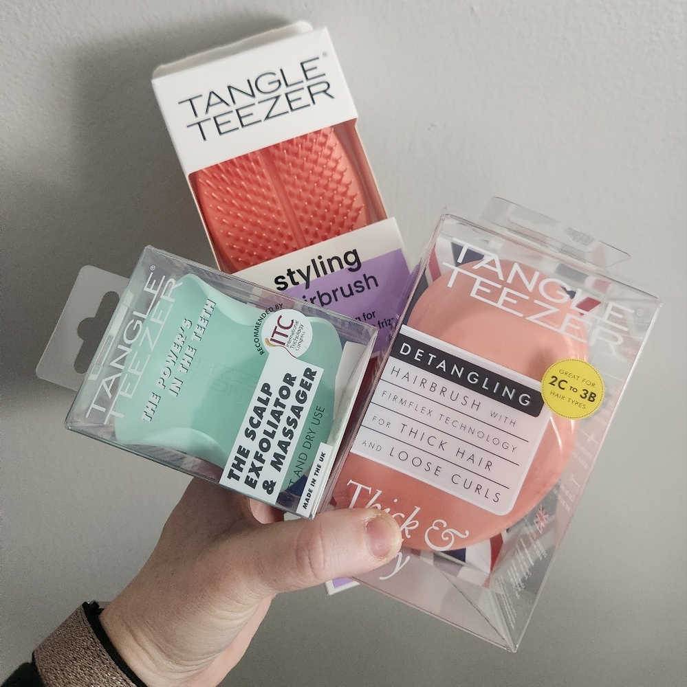 Tangle Teezer Set of 3, New